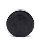 Minimalist black glass soliflore vase, 1970s