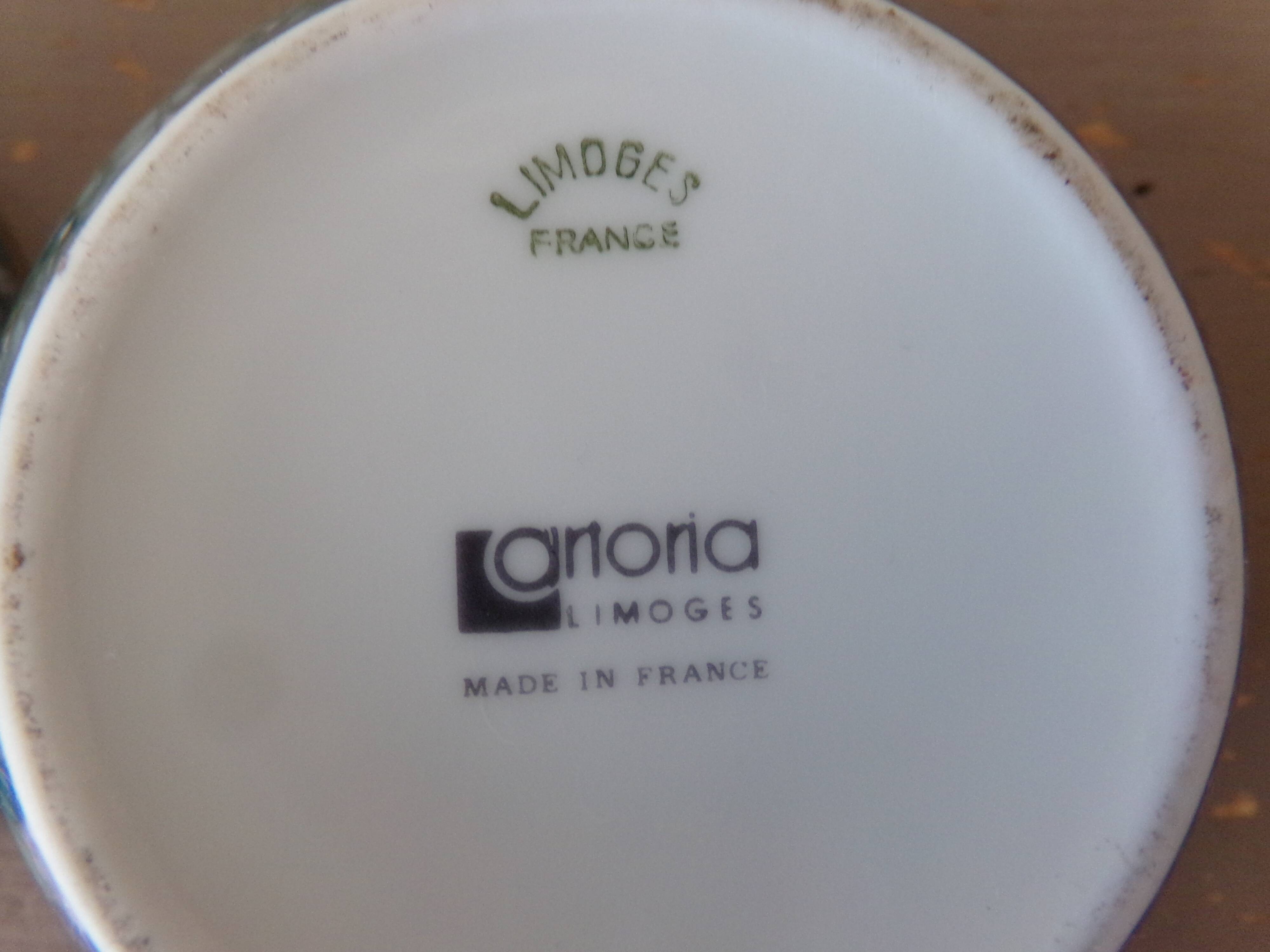 Limoges porcelain box ball shape