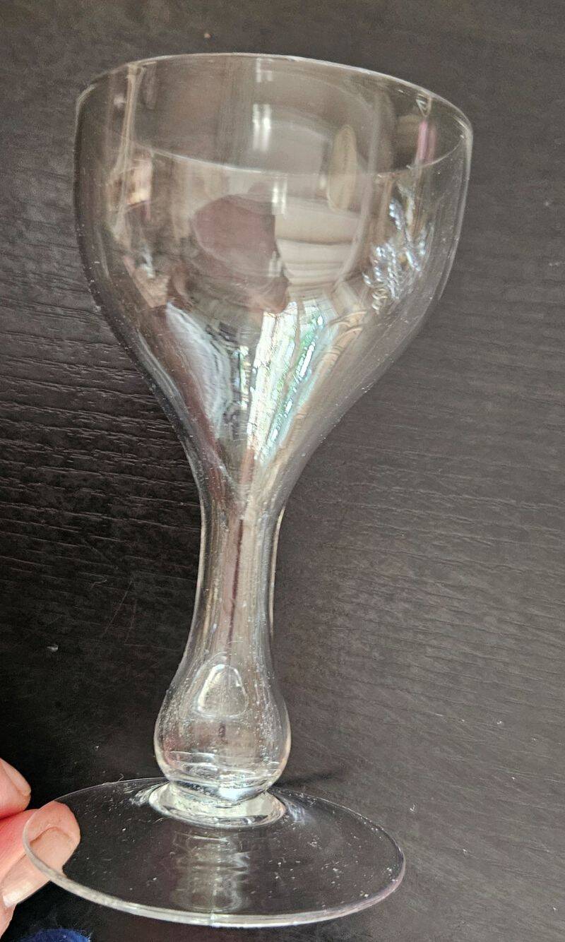 Set of 6 Champagne Coupes with Hollow Base
