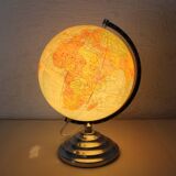 Perrina luminous glass world map, picquart globe