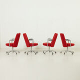 Erik Jørgensen “Partner” chairs by J. Foersom & P. Hiort-Lorenzen, set of 4, Denmark, 1970s