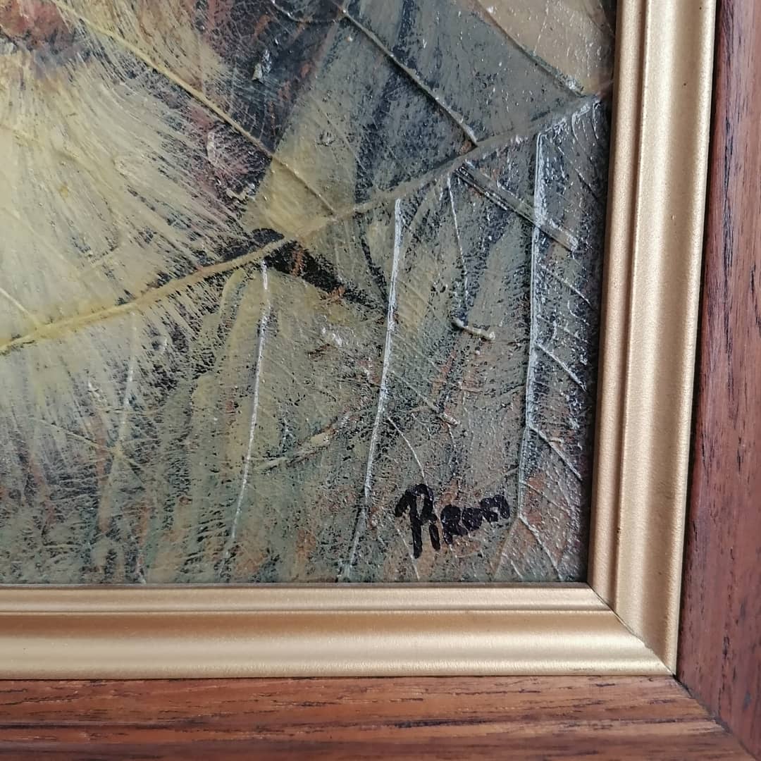 Portrait "Old Man with a Pipe"