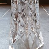 Hexagonal crystal vase from Arques