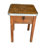 Wooden chest stool