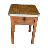 Wooden chest stool