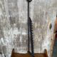 Old black wrought iron fireplace rack 18th century vintage