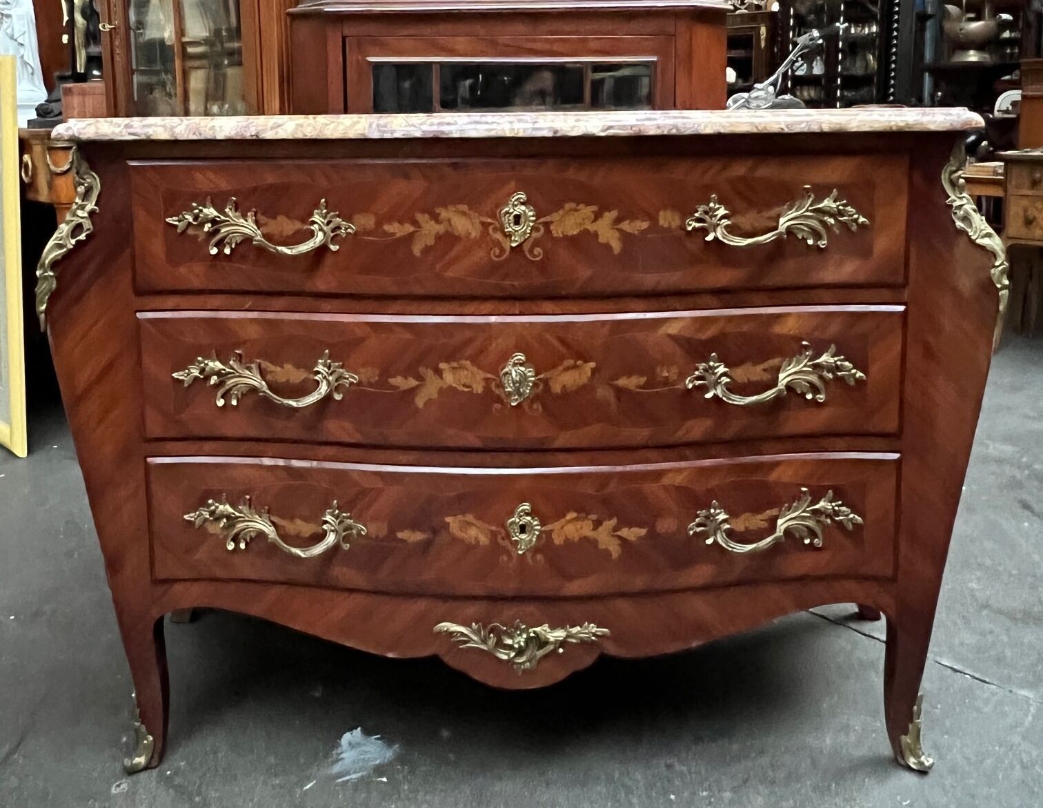 Louis XV style chest of drawers