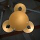 Art Deco Chandlier, Czechoslovakia, 1940s