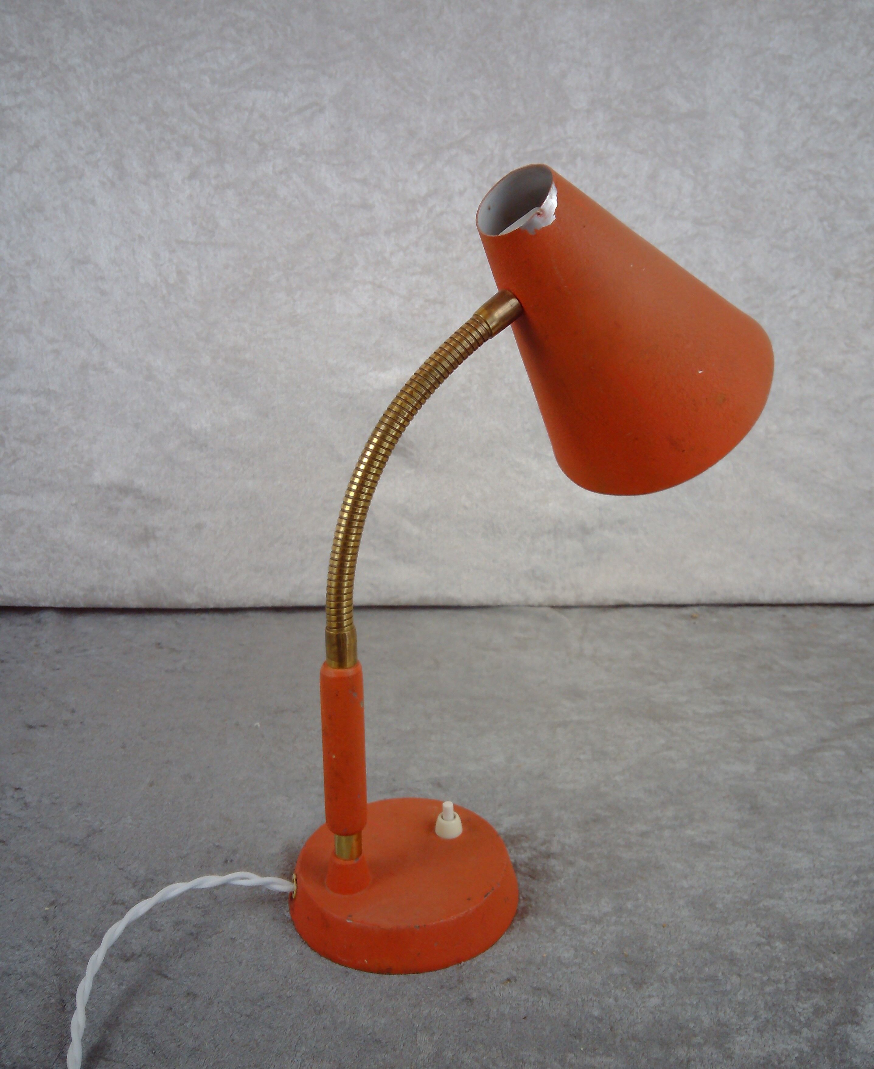 Mid-century industrial desklamp, 1950's.