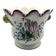 Earthenware planter with hand-painted Strasbourg decor – 20th century