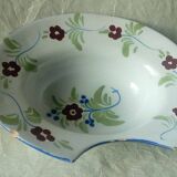 Plat a barbe en faience de st clement barbier fin 19 eme