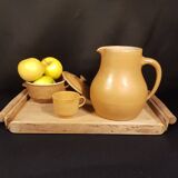 The large stoneware pitcher