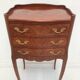 vintage louis XV style rose wooden table