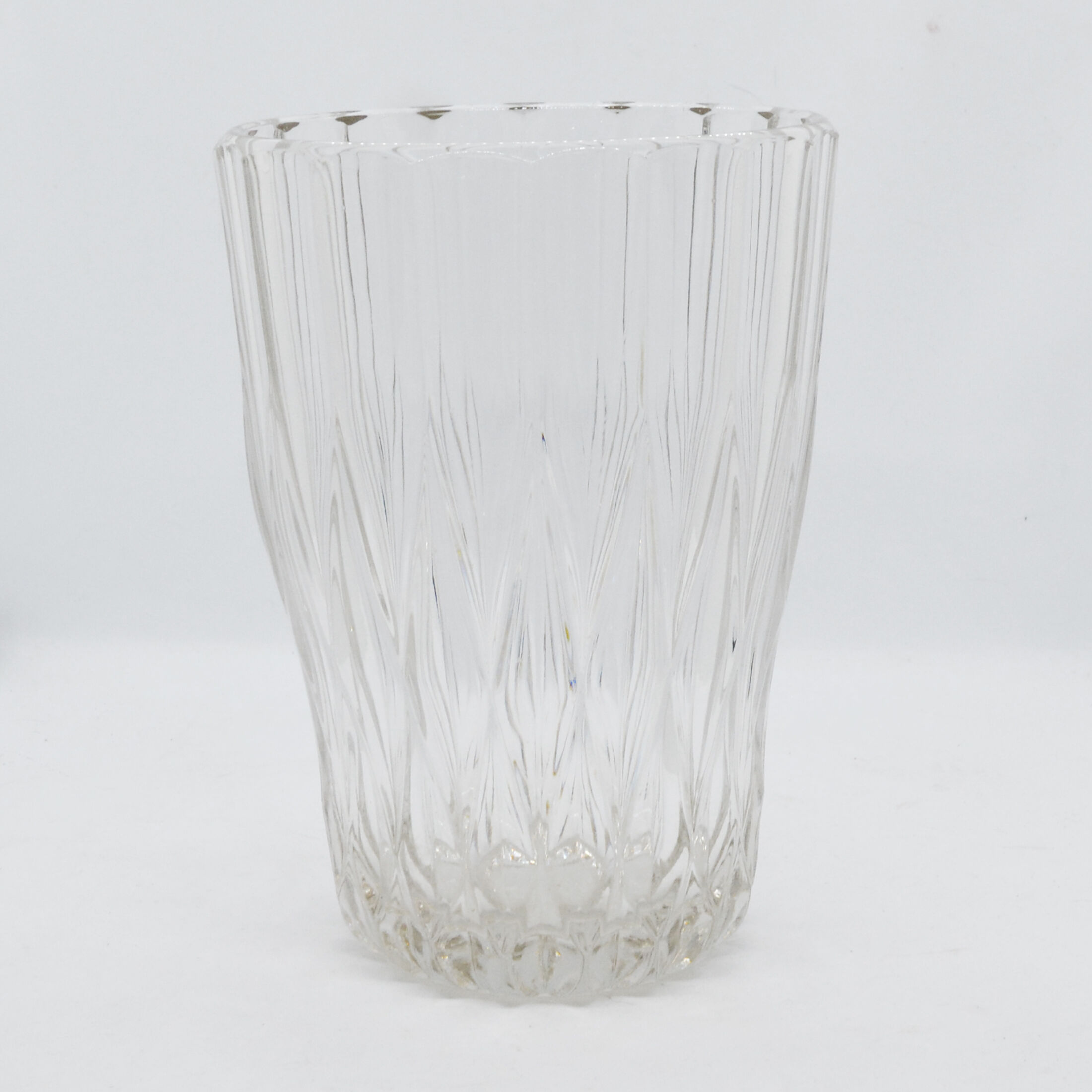 1960s modern glass vase by Jiří Řepásek, Poděbrady Czechoslovakia