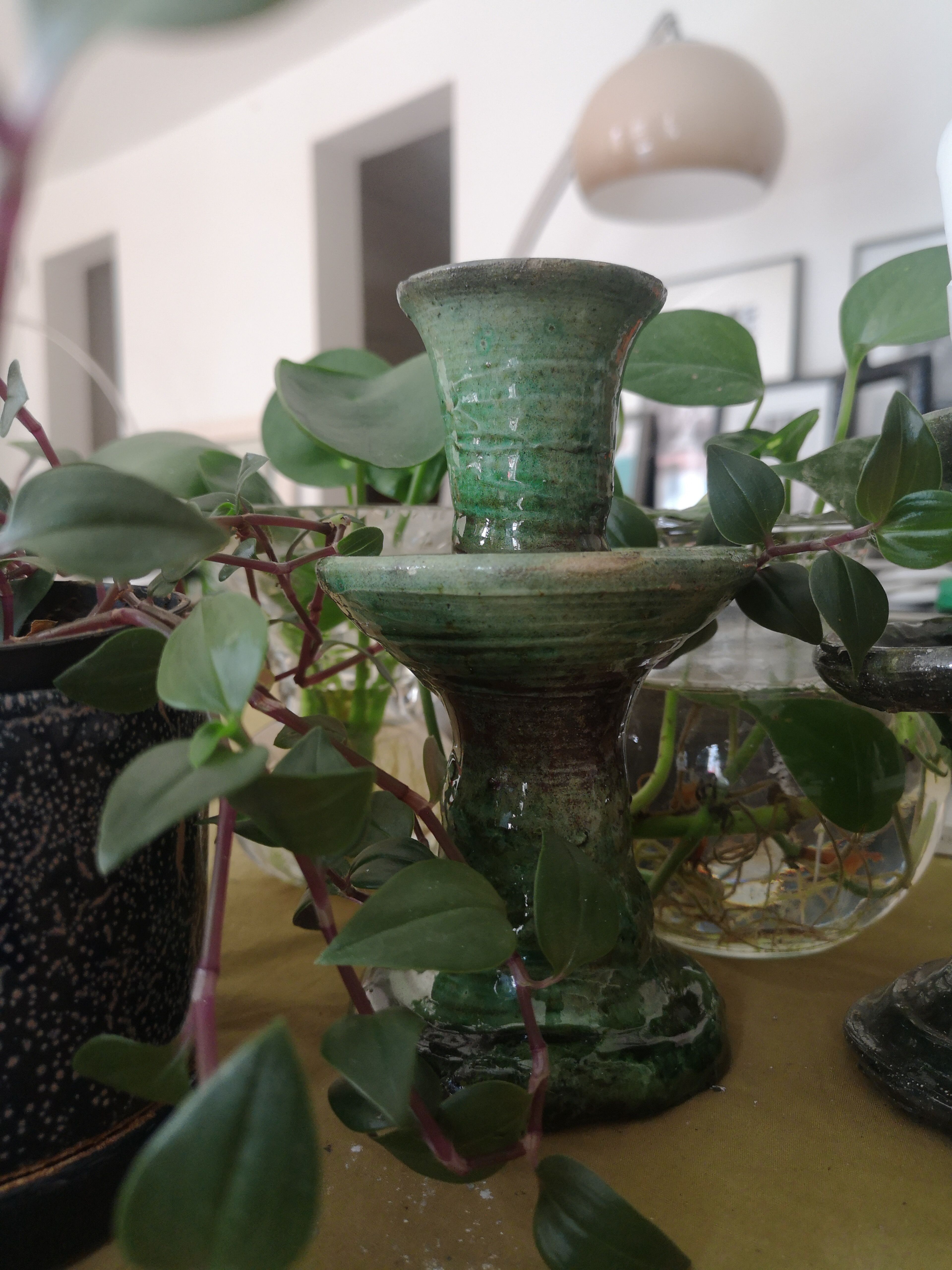 Tamgroute ceramic candlesticks