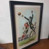 Illustration of Foot 40s - Vintage Sport