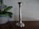 Vintage silver metal candle holder 32.5 cm