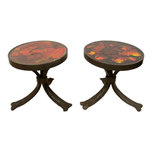 Paire de tables d’appoint