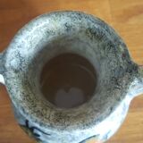 Vintage ceramic vase rock decoration