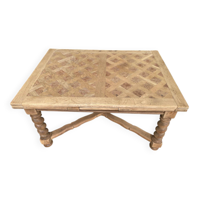 Table à manger de monastère XVIIIème rénovée en chêne massif 250cm