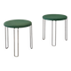Pair of vintage Italian design stools from the 80s.