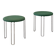 Pair of vintage Italian design stools from the 80s.