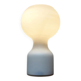 Vintage minimalist glass table lamp from the space age by Jean Paul Edmonds Alt for Philips, 1970s.