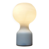 Vintage minimalist glass table lamp from the space age by Jean Paul Edmonds Alt for Philips, 1970s.