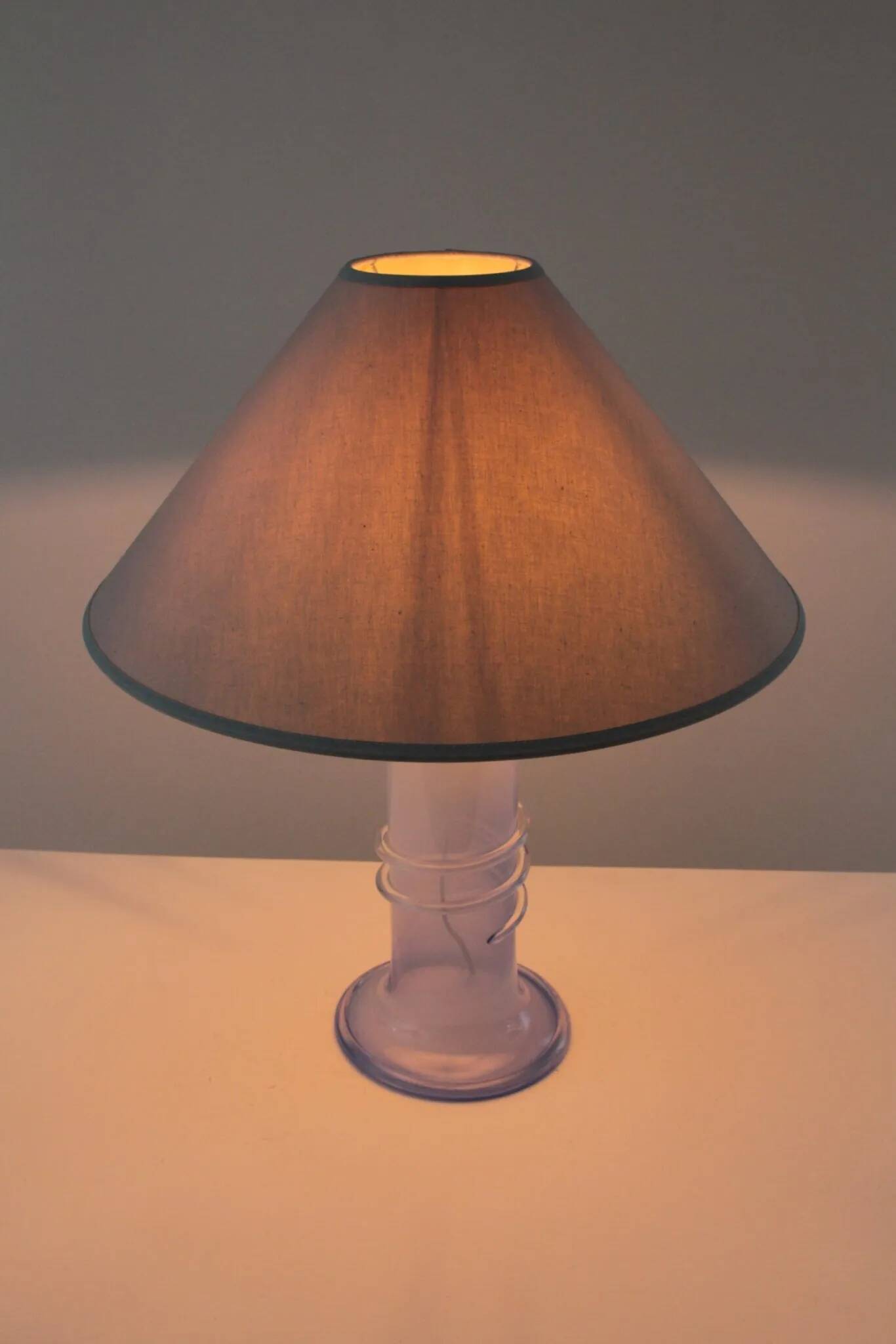 Studio Crystal Table Lamp by Hannelore Dreutler / Studio Åhus for Ateljé Lyktan, Sweden, 1983