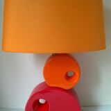 Ceramic table lamp by Louis Drimmer, France 1980