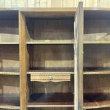 Art Deco 3-door walnut wardrobe - 1930s