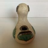 Ceramic duck zoomorphic candle holder signed Paul Perret