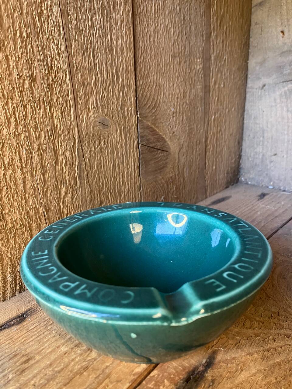 Ashtray from the Compagnie Générale Transatlantique