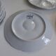 Oyster plates vintage white porcelain Ocean Cnd France