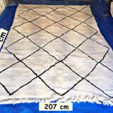 Benni ouarain 100% woollen carpet: 190x377cm