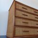 Commode rotin et bambou, 80's