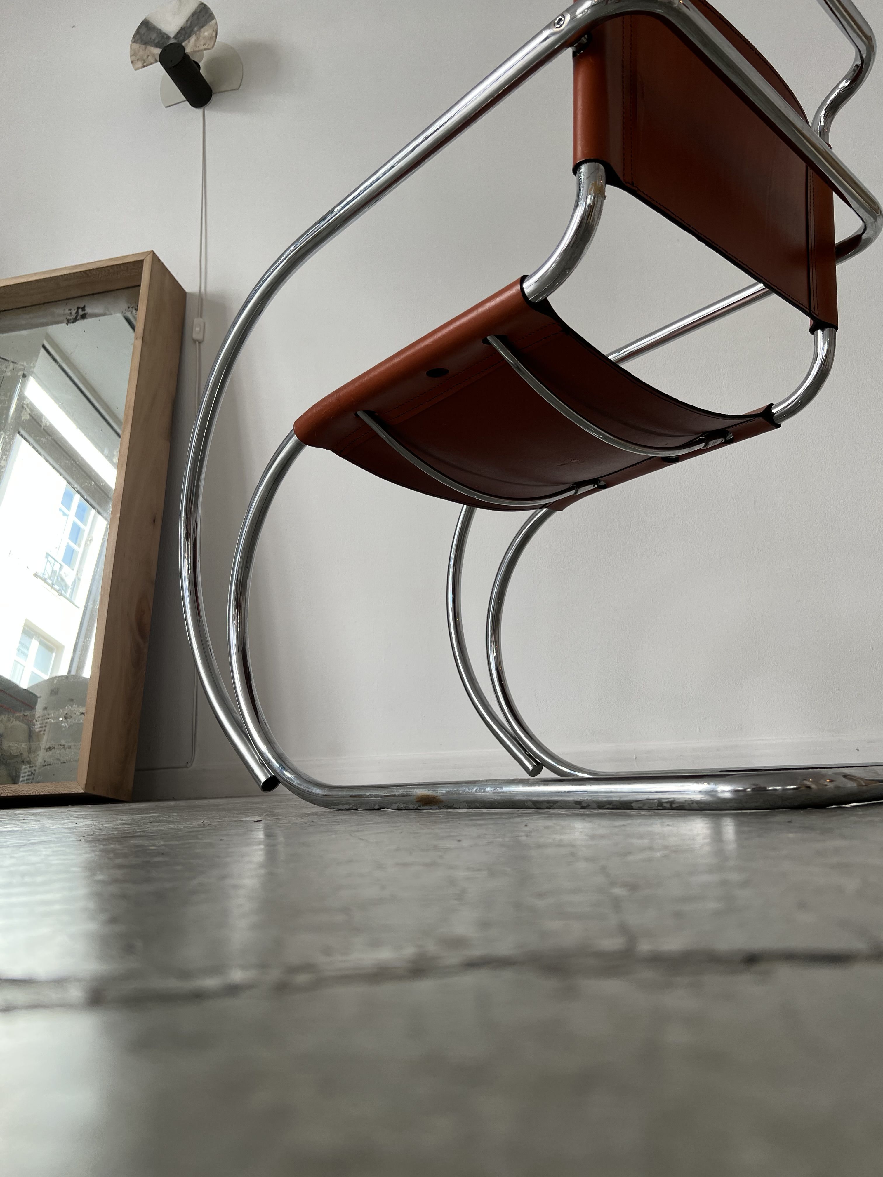 MR20 armchair by Ludwig Mies van der Rohe for Knoll international 60s