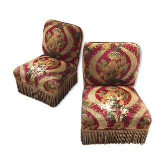 Paire de fauteuils Napoléon III
