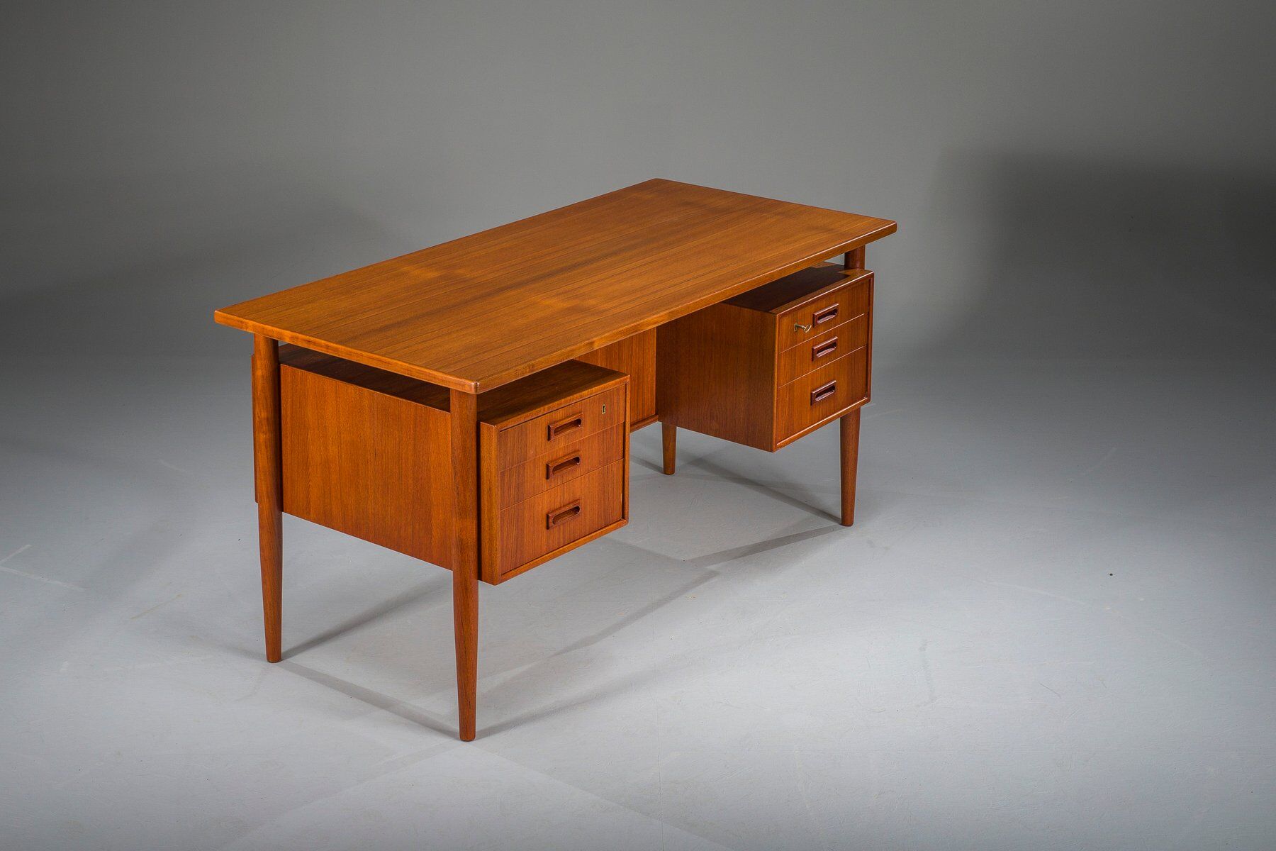 Modern Danish teak desk, 1950s
