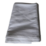 2 white cotton damask tablecloths