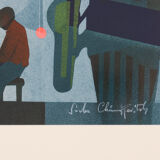 Jazz at Night, Screen Printing on Thick Paper, 97 x 81 cm