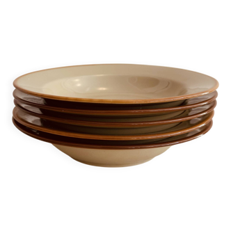 Vintage ceramic plate set