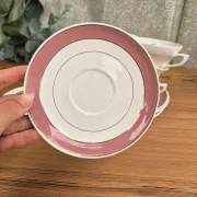 6 vintage coffee cups