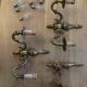 Golden wall sconces