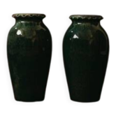 Pair of Chinese celadon porcelain vases