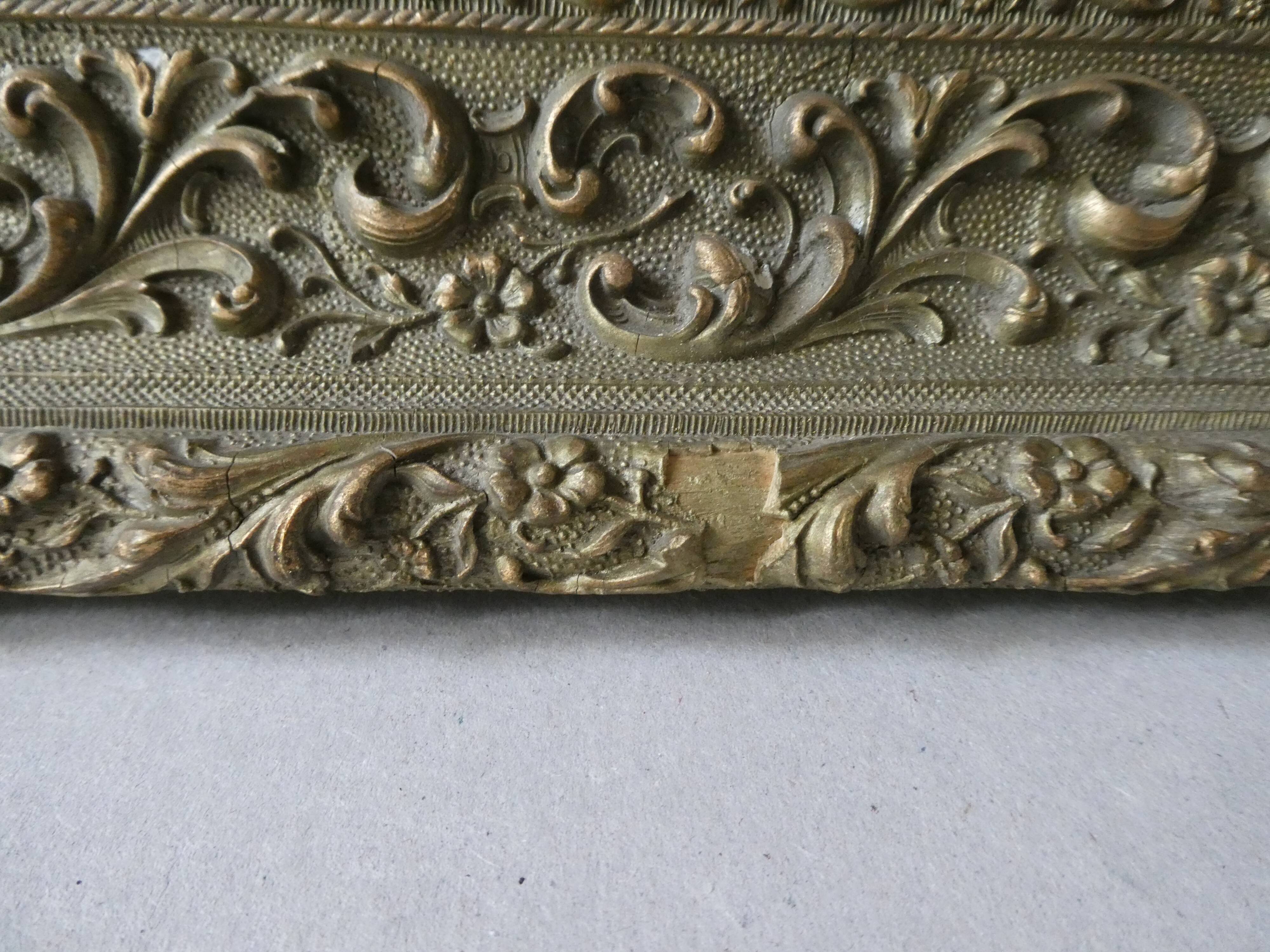 Painting, still life, bouquet of flowers, tulips and ferns