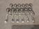 12 silver-plated metal coffee spoons by Ravinet & Cie, Empire 81.