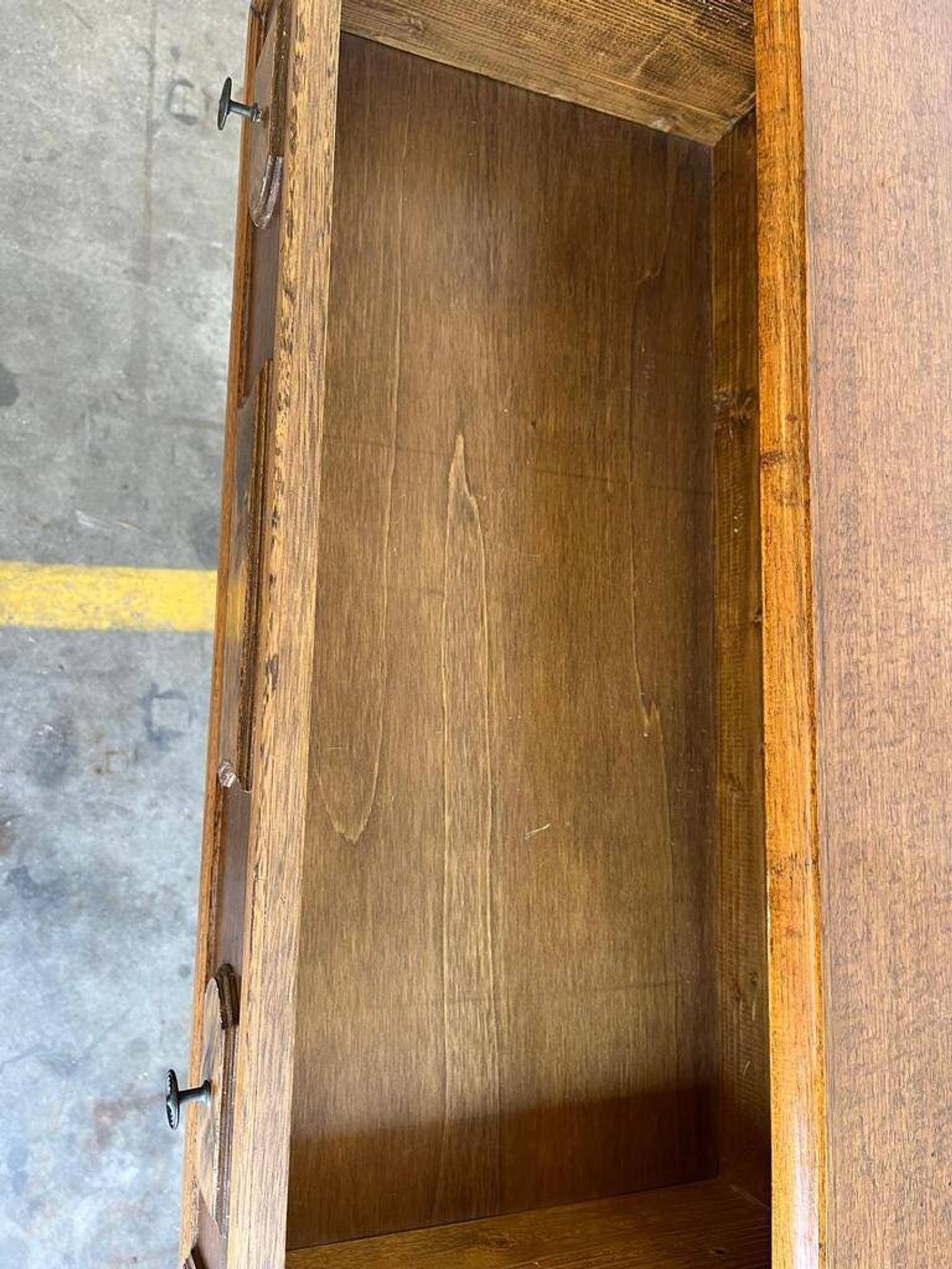 Vintage wooden chest of drawers / wardrobe / dresser