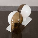 Pair of Sirio table lamps by Sergio Brazzoli & Ermanno Lampa for Guzzini