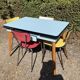 Ensemble en formica des années 50-60